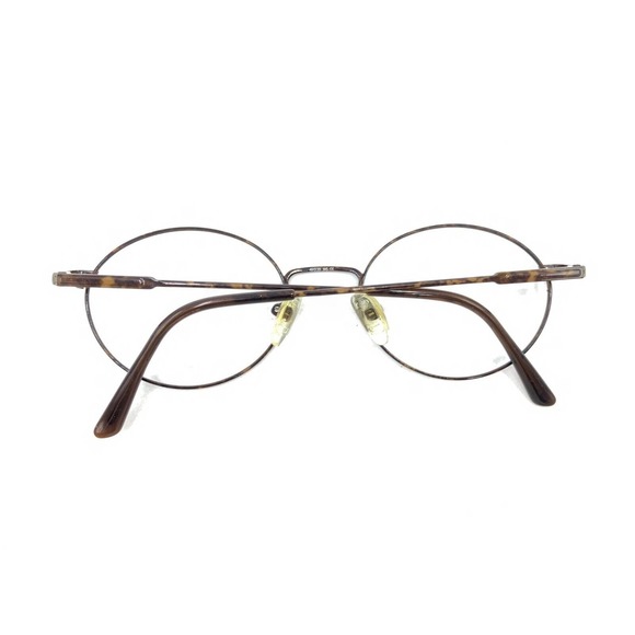 Safilo Team 3826 LV7 Tortoise Brown Round Eyeglasses Frames 49-20 135 Italy - Picture 11 of 12